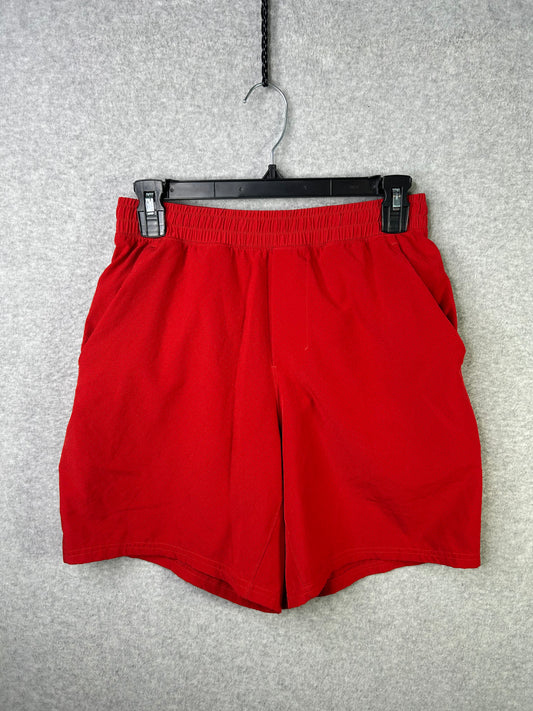 Lululemon Pace Breaker Short Lined Perforated 7" Size Small Dark Red