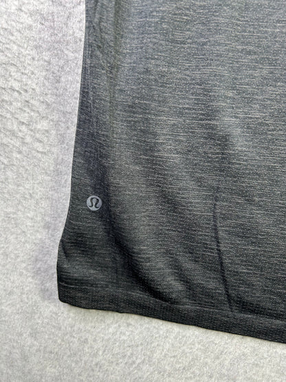 Lululemon Metal Vent Tech Short Sleeve 2.0 Size Medium Gray / Black