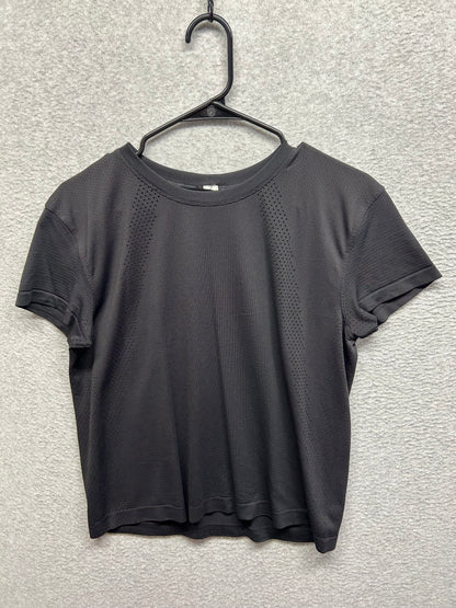 Lululemon Breeze By Short Sleeve Size 8 Black