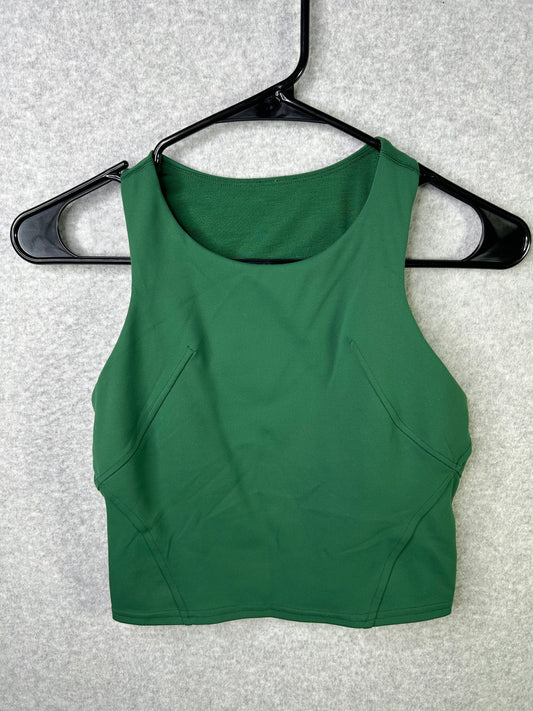 Lululemon Invigorate Training Tank Top Size 4 Everglade Green