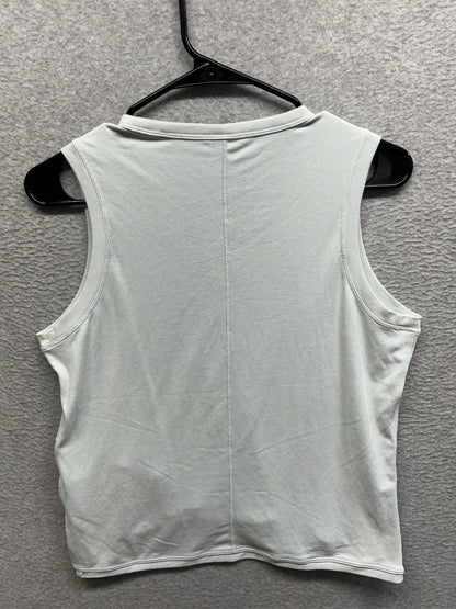Lululemon Do the Twist Cropped Tank Top Size 8 Blue