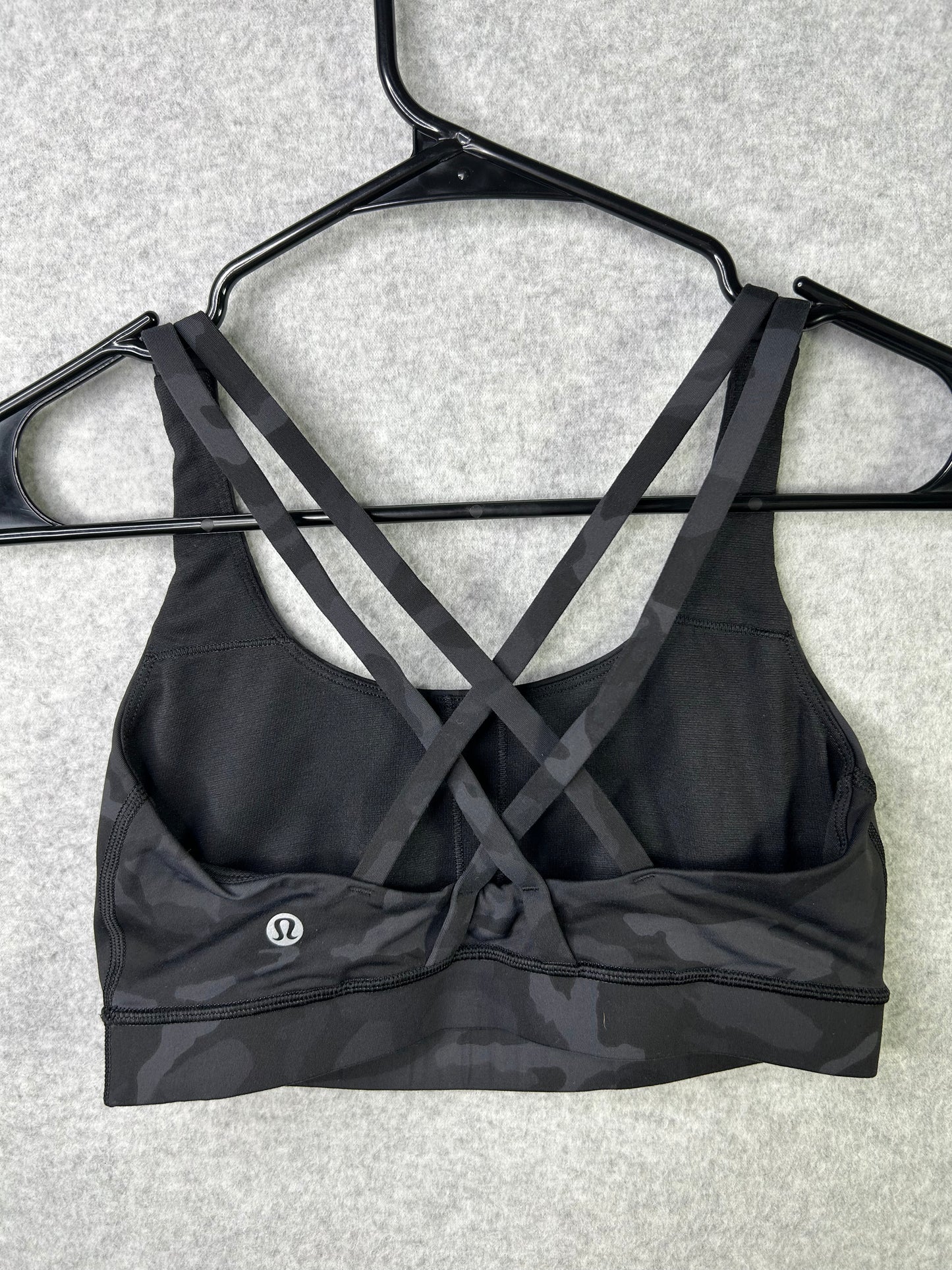 Lululemon Energy Bra Size 6 Incognito Camo Multi Grey