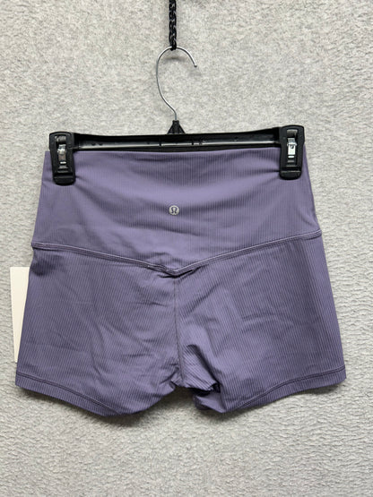 Lululemon Align High-Rise Ribbed Short 4" Size 8 Grape Mist