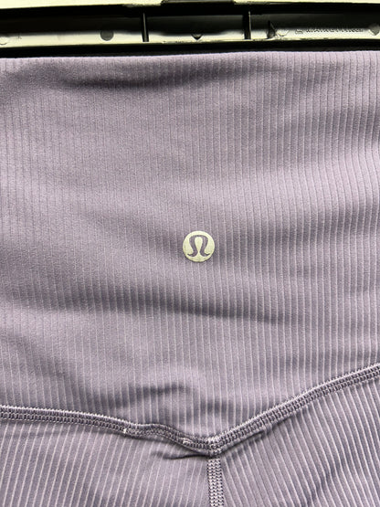 Lululemon Align High-Rise Ribbed Short 4" Size 8 Grape Mist