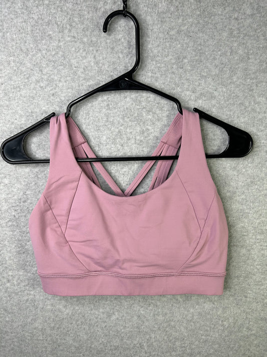 Lululemon Free to Be Elevated Bra Size 8 Pink Taupe