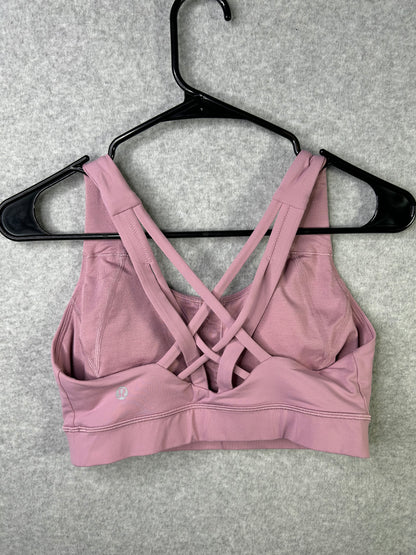 Lululemon Free to Be Elevated Bra Size 8 Pink Taupe