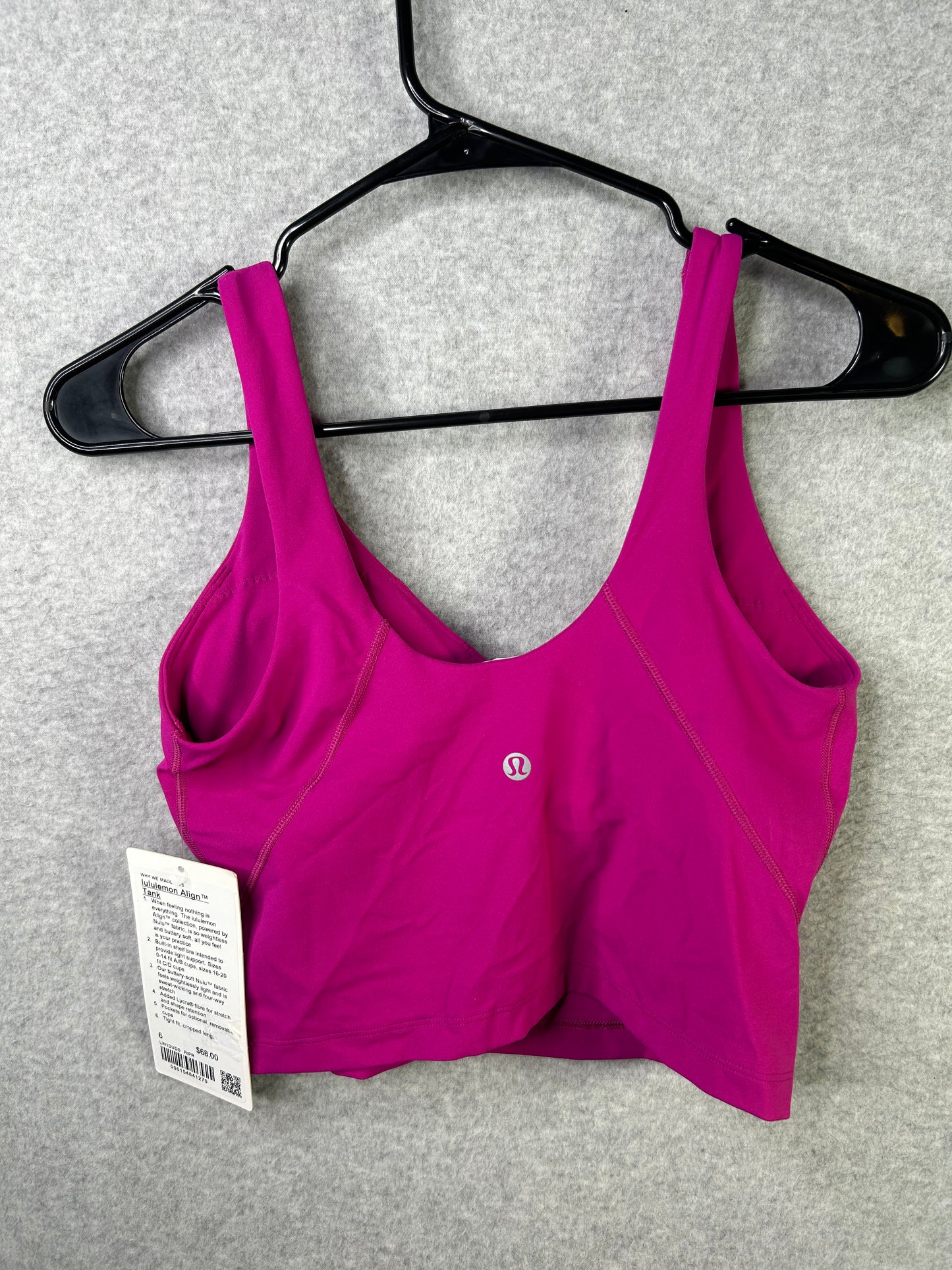 Lululemon Align Tank Top Size 6 Ripened Raspberry
