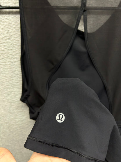 Lululemon For The Run Tank Size 8 Black