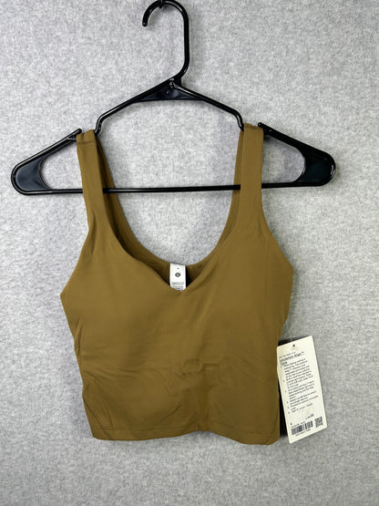 Lululemon Align Tank Top Size 4 Allspice / Auric Gold