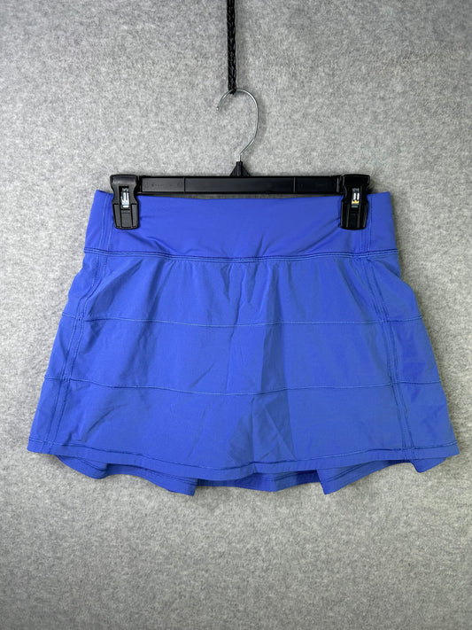 Lululemon Pace Rival Mid-Rise Skirt Size 4 Wild Indigo
