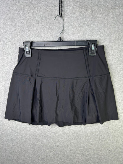 Lululemon Lost In Pace Skirt Size 6 Black