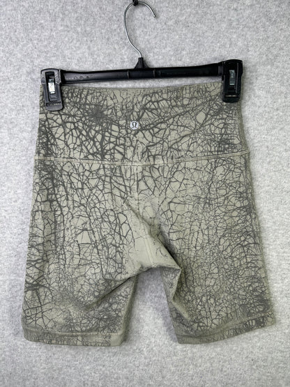 Lululemon Wunder Train High-Rise Short 8" Size 6 Thread Dye Rover Black