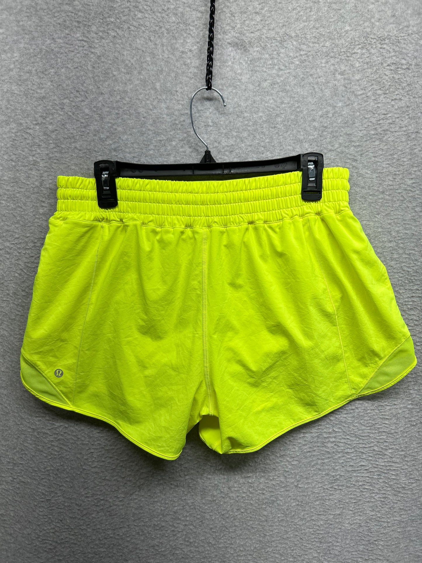 Lululemon Hotty Hot High-Rise Short 4" Size 12 Highlight Yellow