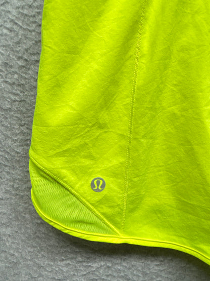 Lululemon Hotty Hot High-Rise Short 4" Size 12 Highlight Yellow