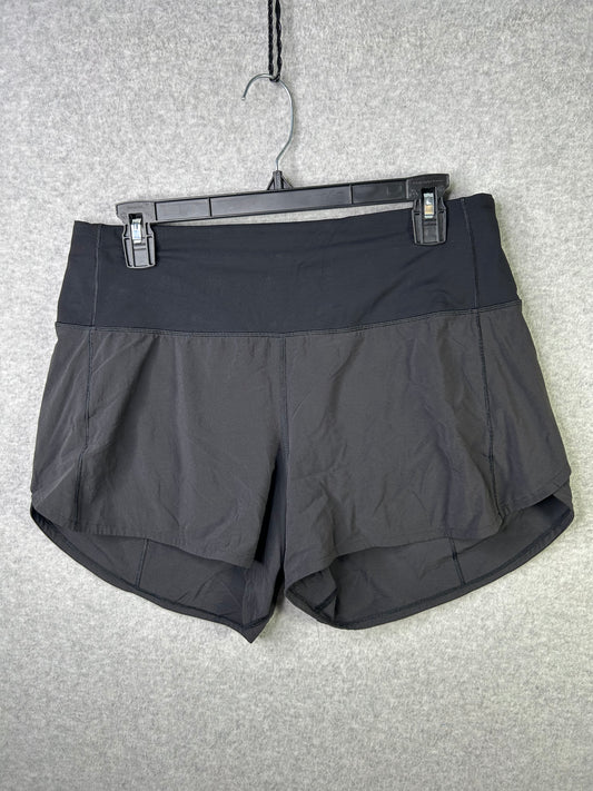 Lululemon Speed Up Short Long High-Rise 4" Size 8 Black