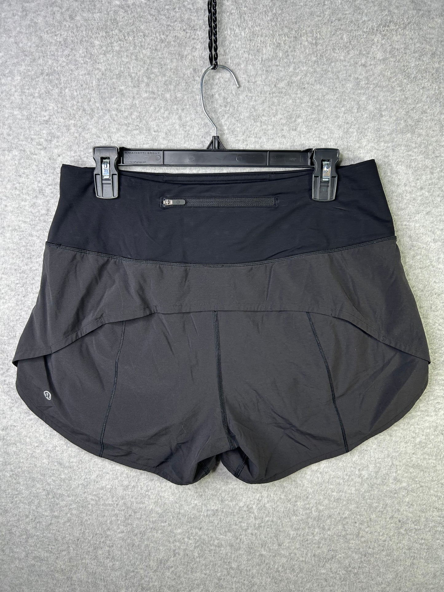 Lululemon Speed Up Short Long High-Rise 4" Size 8 Black