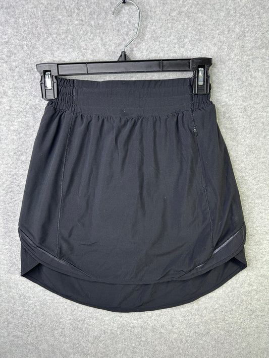 Lululemon Hotty Hot High-Rise Skirt Long Size 2 Black