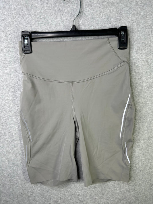 Lululemon Base Pace High-Rise Reflective Short 8" Size 6 Gull Grey