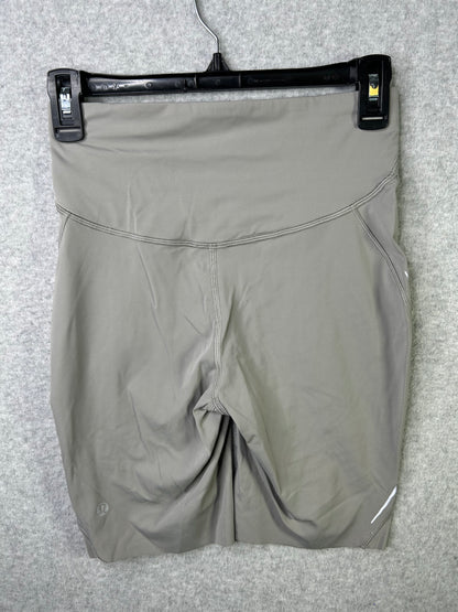 Lululemon Base Pace High-Rise Reflective Short 8" Size 6 Gull Grey