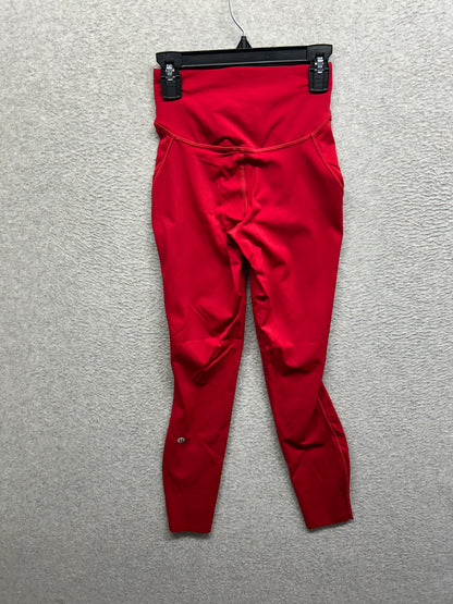 Lululemon Base Pace High-Rise Tight 25" Size 2 Dark Red