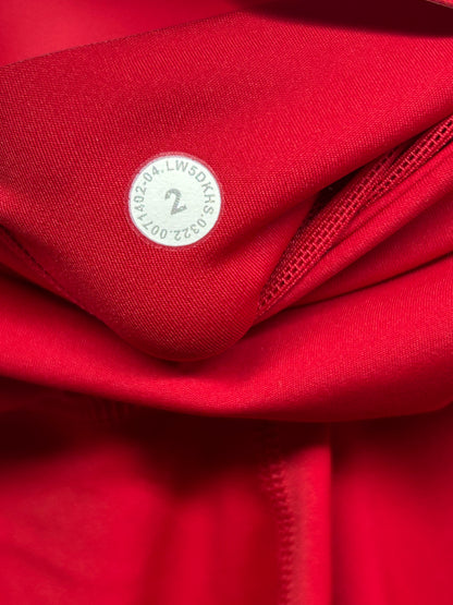 Lululemon Base Pace High-Rise Tight 25" Size 2 Dark Red