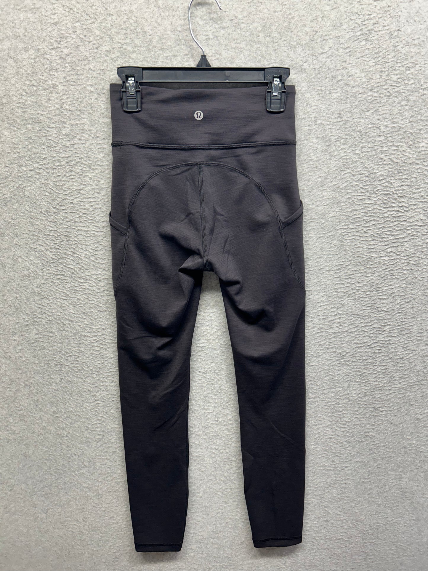Lululemon Invigorate High-Rise Tight 25" Size 2 Heathered Black