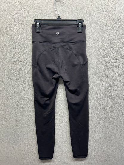 Lululemon Invigorate High-Rise Tight 25" Size 2 Heathered Black