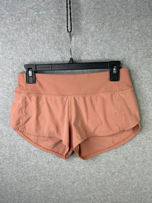 Lululemon Speed Up Low-Rise Short 2.5" Size 4 Pink Savannah