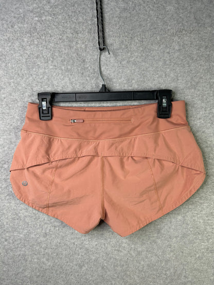 Lululemon Speed Up Low-Rise Short 2.5" Size 4 Pink Savannah