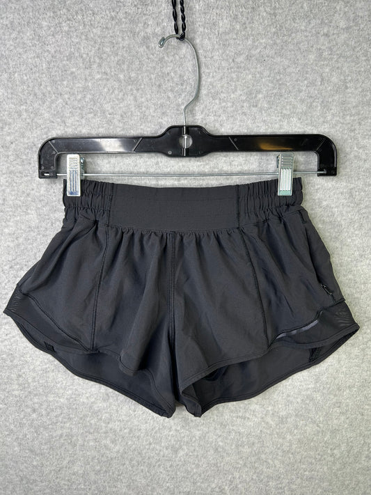 Lululemon Hotty Hot Short II 2.5" Size 4 Black