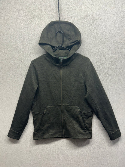 Lululemon Welterweight Zip Hoodie Size Small Heathered Dark Olive