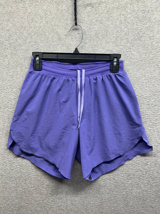 Lululemon Fast and Free Lined Short 6" Size Small Peri Purple
