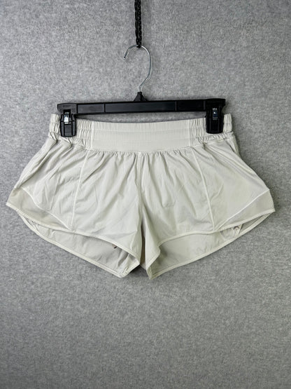 Lululemon Hotty Hot Short II 2.5" Size 6 White