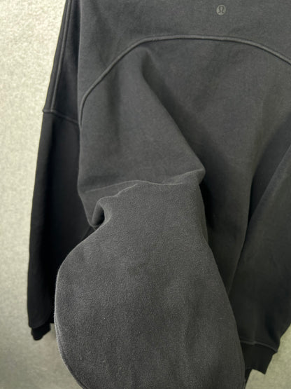 Lululemon Thick Fleece Half-Zip Size M/L Black