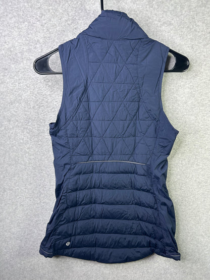 Lululemon Fluffed Up Vest Size 4 Inkwell