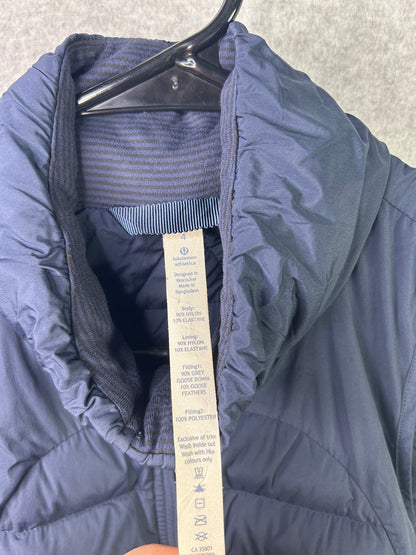 Lululemon Fluffed Up Vest Size 4 Inkwell