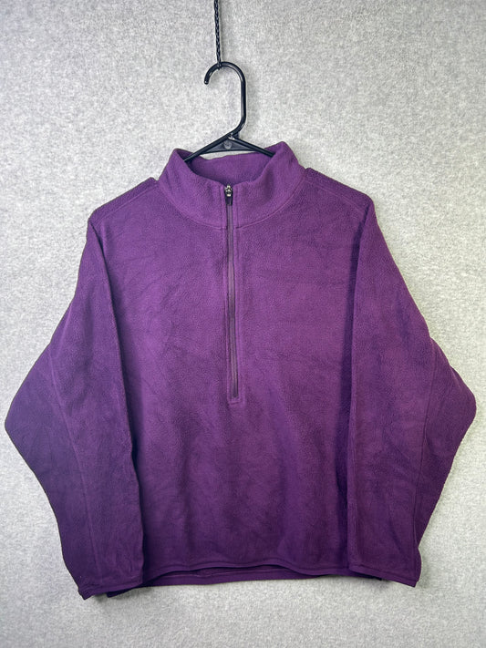 Lululemon Oversized-Fit Fleece Half Zip Mens Size XS Dramatic Magenta