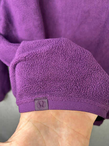 Lululemon Oversized-Fit Fleece Half Zip Mens Size XS Dramatic Magenta