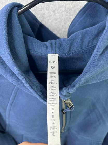 Lululemon Scuba Oversized Half-Zip Hoodie Size XL/XXL Mineral Blue