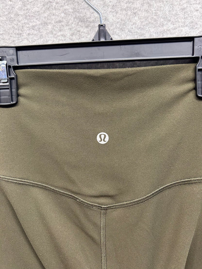 Lululemon Align Crop 21" Size 2 Dark Olive
