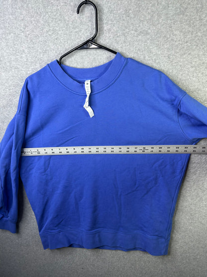 Lululemon Perfectly Oversized Crew Size 4 Wild Indigo