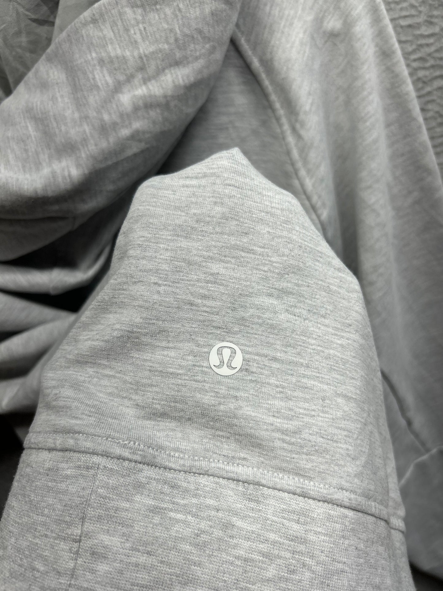 Lululemon City Sweat Pullover Hoodie Size 2XL Heathered Ultra Light Grey