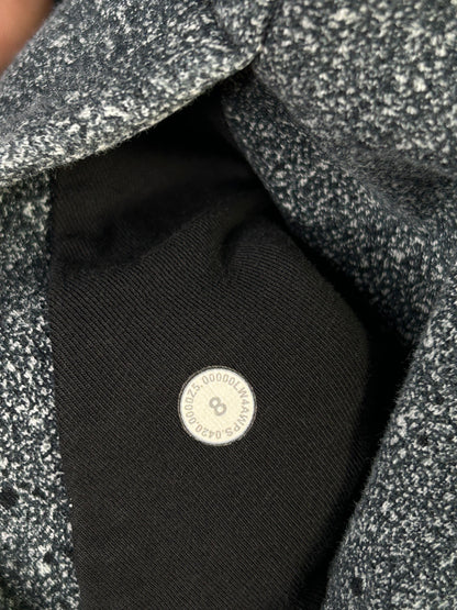 Lululemon Scuba Hoodie Size 8 Luminesce Splatter White Black