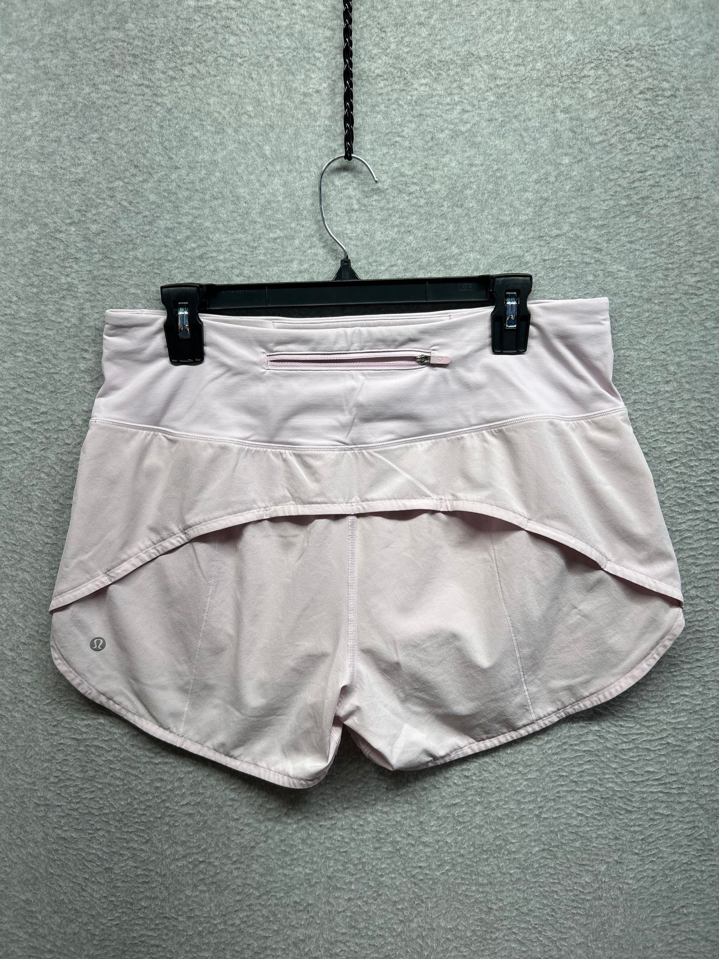 Lululemon Speed Up High-Rise Lined Short 4" Size 10 (Square) Meadowsweet Pink