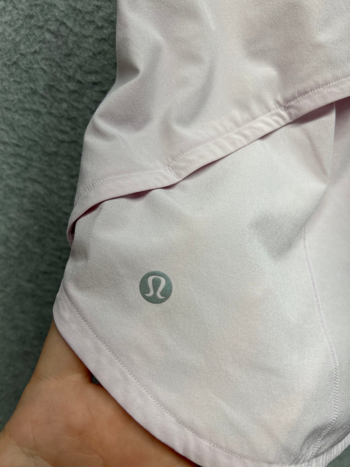 Lululemon Speed Up High-Rise Lined Short 4" Size 10 (Square) Meadowsweet Pink