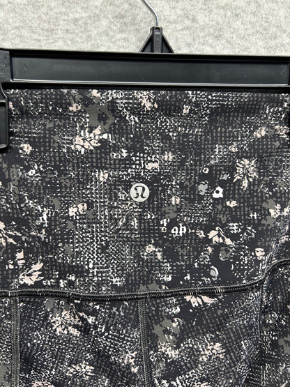 Lululemon Wunder Under Crop II Roll Down Scallop Luxtreme 24" Size 4 Floral Spritz Multi