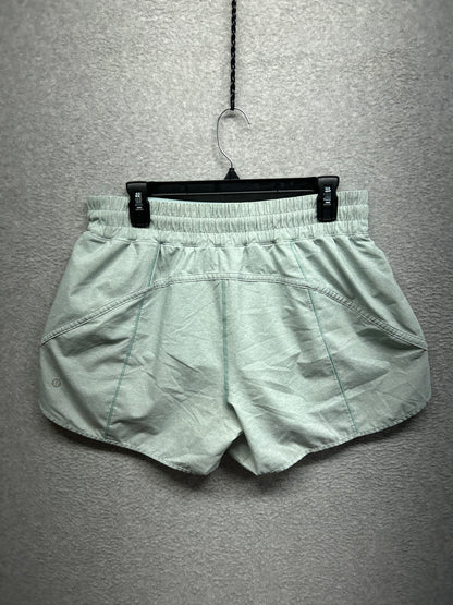 Lululemon Track That Short 5" Size 12 Heather Lux Multi Hazy Jade