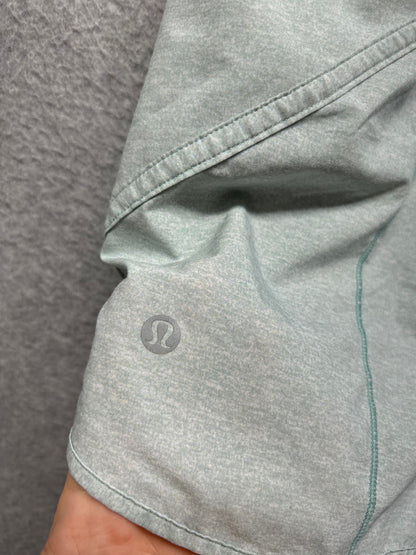 Lululemon Track That Short 5" Size 12 Heather Lux Multi Hazy Jade
