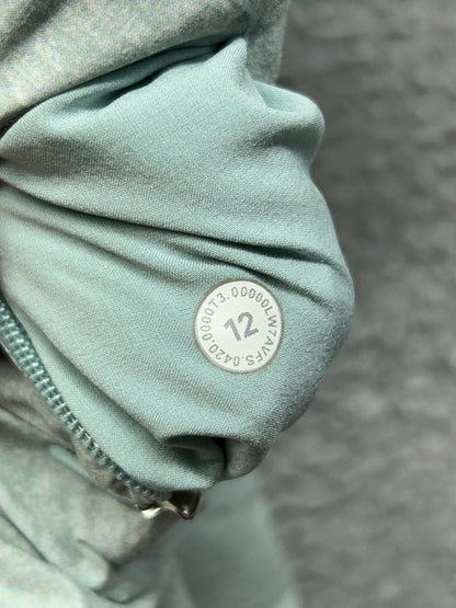 Lululemon Track That Short 5" Size 12 Heather Lux Multi Hazy Jade