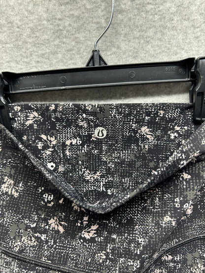 Lululemon Wunder Under Crop II Roll Down Scallop Luxtreme 24" Size 4 Floral Spritz Multi